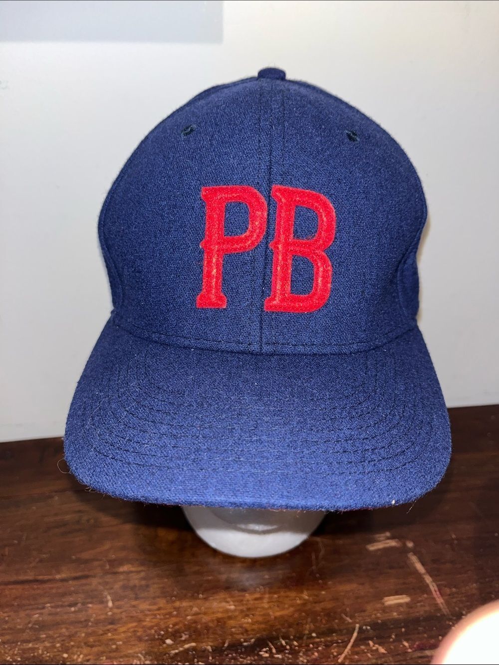 Wool Blend Pebble Beach Sewn Letters PB SnapBack Golf Baseball Cap Hat NWOT